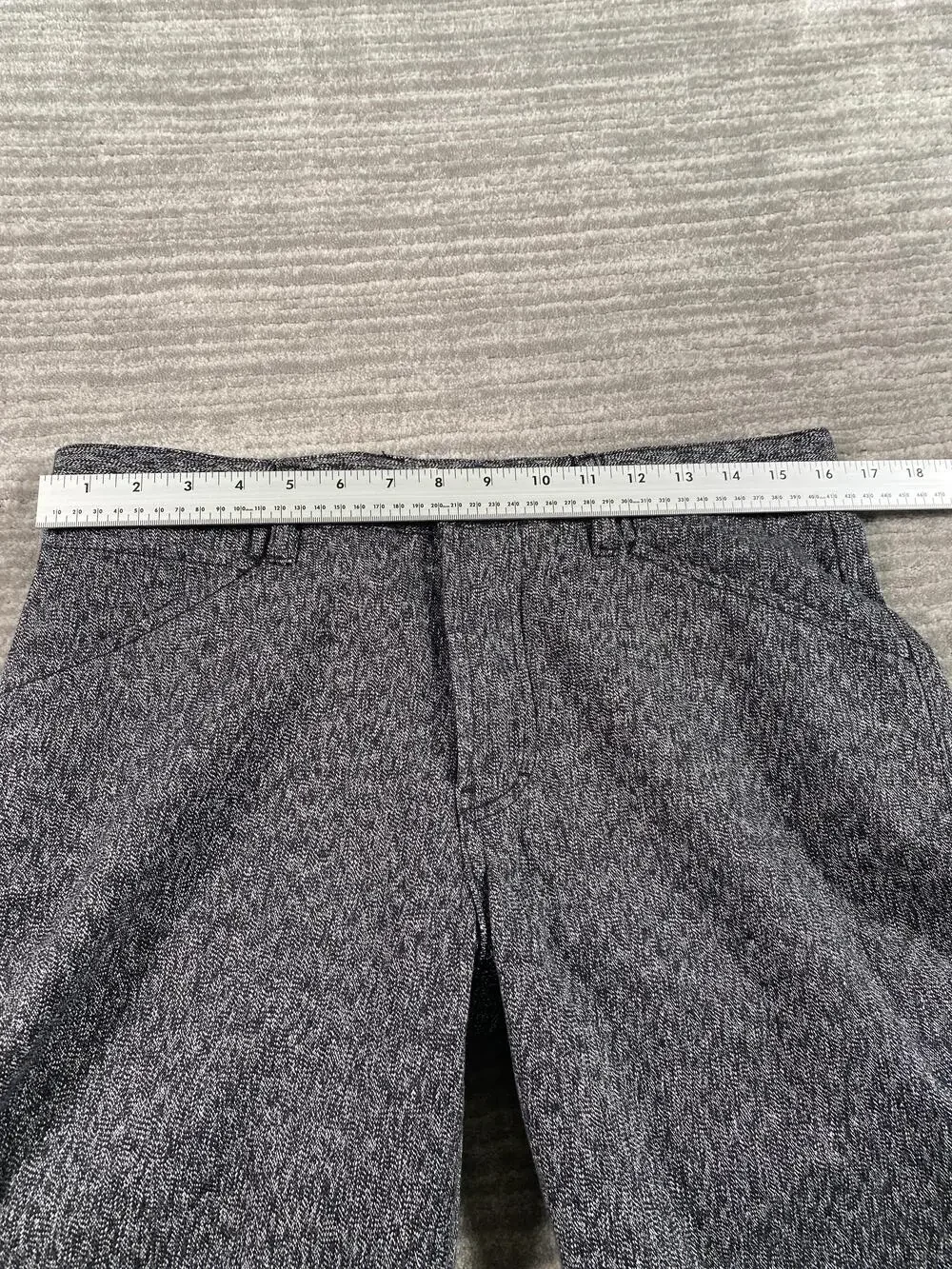 Taylor Stitch Pants Mens 32x32 Gray Tweed Organic Cotton Chino Straight Casual